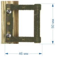 Зубчатый подвес 50x46 50 шт