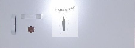 Скрытый крепеж белый 90х250 мм 100шт